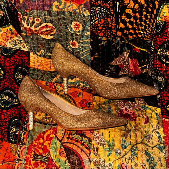 Sophia Webster Coco Glitter Crystal Heel - Size 9/39.5 - Picture 3 of 8